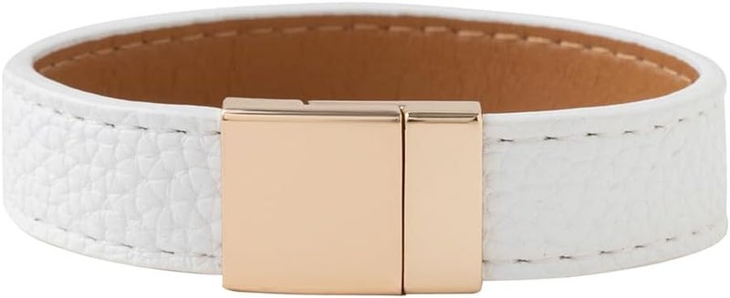 Rantanto Braid Leather Wrap Bracelet Trendy Stackable Crystal Cuff Boho Gold Heart Bracelet Jewelry Gift For Women - Image 1